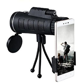 単眼鏡、スマホ望遠鏡、スマホ 望遠レンズ 30倍 40×60 高画質 HD ズーム スマホレンズ カメラレンズ 高性能単眼鏡 ピント調整可能 携帯レンズ 遠距離撮影 Iphone＆Android多機種対応