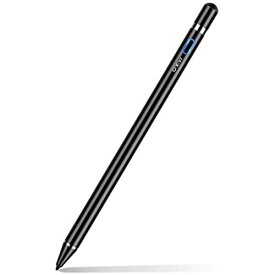 タッチペン MEKO（第2世代）パームリジェクション機能付き デジタルペンシル スタイラスペン iPad専用ペン 5分間自動スリップ 磁気スイッチ機能 1.2mm極細ペン先 高感度 ツムツム 20時連続使用 iPad Air(第3世代)/iPad mini(第5世 ブラック