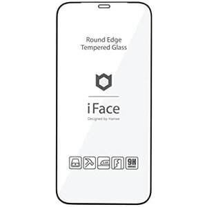 iFace iPhone 12/12 Pro p KXtB EhGbW ʕیV[g [ubN]