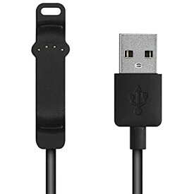 kwmobile 対応: Polar Unite USB 充電器 - スマートウォッチ 充電器 - スペア チャージャー 黒色