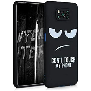 kwmobile Ή: Xiaomi Poco X3 NFC/Poco X3 Pro P[X - TPU VR X}zJo[ g ی Ռz Don't touch my phonefUC Don't touch my phone 02-01