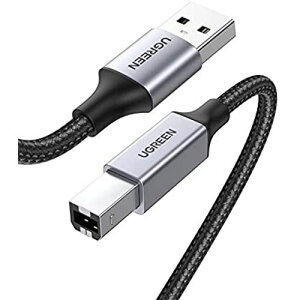 UGREEN v^[P[u USB2.0P[u (^CvAIX - ^CvBIX)iC҂ Epson, Brother, HP, Canon, Lexmark, Dell, Xerox, Samsung, Piano, ... 1m