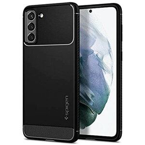 Spigen Galaxy S21 �P�[�X [ SC-51B | SCG09 ] �ČRMIL�K�i �ϏՌ� TPU �\�t�g�J�o�[ �Ռ��z�� ���h�~ �J�����ی� Qi�[�d ���C�����X�[�d ���M�b�h�E�A�[�}�[ ACS02421 (�}�b�g�E�u���b�N)