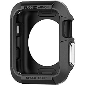 ySpigenz Apple Watch P[X 42mm  Ռ z Series 3 / Series 2 / Series 1 یJo[ AbvEHb`P[X MbhEA[}[ SGP11496 (ubN) [sAi]