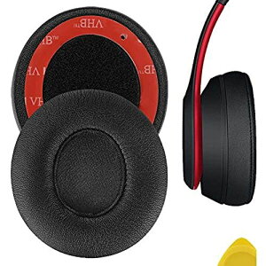 Geekria QuickFit �݊��� �C���[�p�b�h B S0LO 3 Wireless, S0LO 3.0 Wireless �w�b�h�z���ɑΉ� �C���p�b�h/�C���[�N�b�V����/�C���[�J�b�v (�u���b�N)