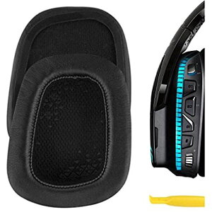 Geekria �C���[�p�b�h QuickFit �݊��� �p�b�h Logitechs G633, G933 �w�b�h�z���ɑΉ� �p�b�h �C���[�N�b�V����/�C���[�J�b�v (�v���e�C�����U�[/�u���b�N) �v���e�C�����U�[�B