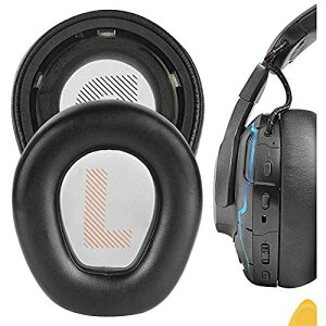 Geekria �C���[�p�b�h QuickFit �v���e�C�����U�[ �݊��� �w�b�h�o���p�b�h JBL Quantum ONE Wireless �w�b�h�z���ɑΉ� �p�b�h �C���[�N�b�V����/�C���[�J�b�v (�u���b�N)