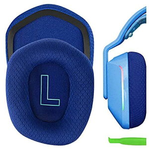 Geekria �C���[�p�b�h Comfort �݊��� �p�b�h Logitech G733 �w�b�h�z���ɑΉ� �p�b�h �C���[�N�b�V����/�C���[�J�b�v (���b�V���t�@�u���b�N/��)