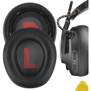 Geekria �C���[�p�b�h QuickFit �v���e�C�����U�[ �݊��� �w�b�h�o���p�b�h JBL Quantum 600 Wireless �w�b�h�z���ɑΉ� �p�b�h �C���[�N�b�V����/�C���[�J�b�v (�u���b�N)