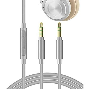 Geekria �P�[�u�� QuickFi Audio �݊��� �I�[�f�B�I�R�[�h Bang & OLUFSENs H9 3rd Generation, H9i, H8i, H2, H4, H6, H7, H8, H9 �w�b�h�z���P�[�u���A3.5mm ...