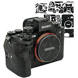 カメラ 保護レザーフィルム カメラ本体 保護フィルム Sony A1 カメラ 用 3M材料 ブラック迷彩