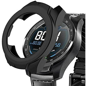 Miimall �Ή�TicWatch Pro 2020 �P�[�X TicWatch Pro 2020 �J�o�[ �V���R���ޗ� �\�t�g �҂�����Ή� �C�菝�h�~ �h�Ռ� �����ߗ� �ی� ����h�~ TicWatch Pro2020�o���p�[(�u���b�N)