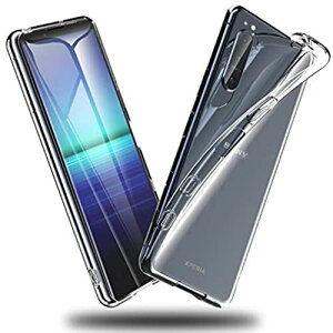SONY Xperia 5 II P[X NA ^ TPU SO-52A SOG02 ϏՌ P[X QI[dΉ wh~ uXgbvz[tv GNXyA S }[N c[ Jo[ (Xperia5 ii)