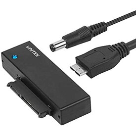Unitek SATA USB3.0アダプター 変換ケーブル 2.5 3.5インチ HDD/SSD などのハードライブ とSATA 光学ドライブ に対応 I/II/III 電源アダプタ（12V/2A電源付き）UASP対応 高速転送 ...