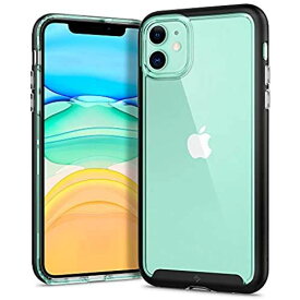 【Caseology】 iPhone 11 ケース カバー 二重構造 耐衝撃 iPhone11 ケース TPU + PC 背面クリア 耐久性 衝撃吸収 薄型 MIL規格取得 スカイフォール (マット・ブラック) マットブラック