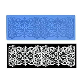 【Ever garden】 王冠 花 十字架 クロスレースモールド シリコンモールド レースキャンドル 樹脂 粘土 型 抜き型