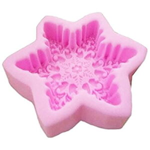 【Ever garden】 雪 結晶 エンジェル シリコンモールド / 手作り 石鹸 / 樹脂 粘土 / レジン / シリコン モールド / 型 抜き型 / キット 道具