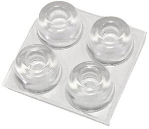 ColorfylCoco(�J���t�B���R�R) �˓���N�b�V���� �˓���S�� �S���� �� �~�` 4���Z�b�g ���a 22mm × ���� 1cm (10mm) ���� �N���A�[ �傫���\�t�g�N�b�V���� ����~�� (4���Z�b�g)