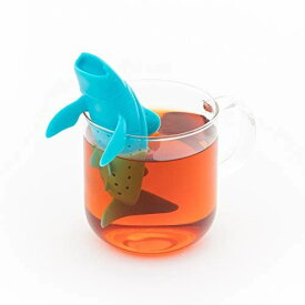 カロラータ アニマル 茶こし (ジンベエザメ) シリコン 魚 ティーストレーナー [食洗機可能] ティーインフューザー 約6 × 12 × 6cm