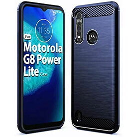 Moto G8 Power Lite ケース Moto G8 Power Lite ソフトケース 【ELMK】ソフトTPUシリコーン素材 保護カバー モトローラ Motorola Moto G8 Power Lite 対応 (ブルー)