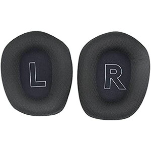 FOR Logitech G733 �w�b�h�z�� �����p �C���[�p�b�h �w�b�h�t�H�� �p�b�h �C���[�N�b�V���� PCduoduo (FOR Logitech G733, �u���b�N)