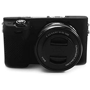 kinokoo SONY \j[ A6300 / A6400 fW^Jp VRJo[ JP[X JJo[(BK)