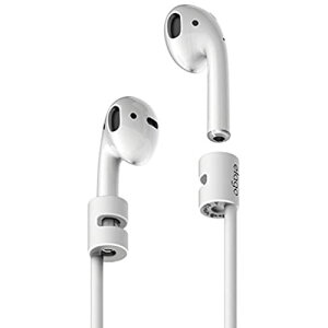 elago AirPods �Ή� �l�b�N �X�g���b�v �V���R�� �g�p �����h�~ �R�[�h 45cm �P�[�u�� �A�N�Z�T���[ [ Apple AirPods1/AirPods2 �G�A�[�|�b�Y �Ή� ] AIRPODS STRAP �z���C�g