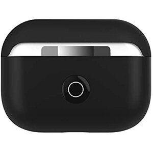 【SwitchEasy】 AirPods Pro 対応 ケース 耐衝撃 シリコン シンプル カバー バイカラー ツートン デザイン ケースカバー 衝撃 吸収 傷防止 保護 アクセサリー [ Apple AirPodsPro MWP22J/A ... ブラック