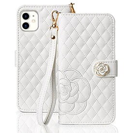 iphone12 ケース 手帳型 iphone12pro ケース 手帳型 薔薇 カメリア花柄 刺繍 高級レザー おしゃれ 女性 スマホケース iPhone12 手帳型 軽量 薄型 iphone12手帳型携帯ケース人気 可愛い ... ホワイト