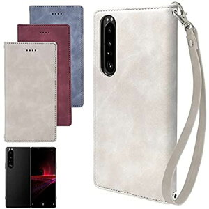 VYJEB(shizukawill) Xperia1 iii docomo SO-51B au SOG03 Softbank iFounda 2 蒠^ P[X Jo[ J[h[ Xgbvz[ Xgbvt XG[h ... Gray(O[F)