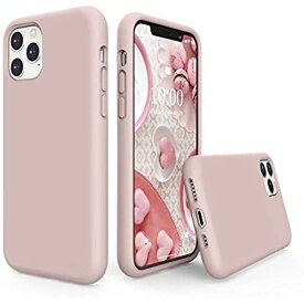 SURPHY iPhone 11 Pro ケース 5.8 カバー ソフト ワイヤレス充電対応 衝撃吸収 シリコン 落下防止 防指紋 超軽量 (ピンク)