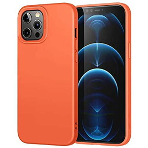 ESR iPhone12Pro Max �p �P�[�X �t�̃V���R���J�o�[ �\�t�g �w��h�~ �_�炩�����n �R�[�����I�����W 6.7 �C���`