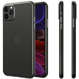 iPhone 11 Pro Max 用ケース6.5" 2019薄型 memumiR 0.3mmのスリム PP Case 保護カバー 防指紋 軽量 人気ケース・カバー (クリアブラック) iPhone 11 Pro Max [6.5"]