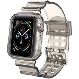 POLINK コンパチブル Apple Watch バンド 44mm 42mm 40mm 38mm 耐衝撃 上質なTPU 保護カバー エッジ保護 コンパチブル アップルウォッチ バンド コンパチブル iWatch Series 6/SE/5/4/3/2/1 （38mm/40mm，ブラック） 38mm 40mm