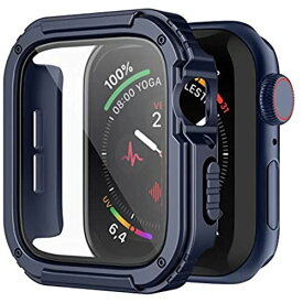 WASPO コンパチブル Apple watch ケース 頑丈 42mm 高感度強化フィルム付き アップルウォッチケース 保護カバー iWatch ケース 耐衝撃 落下 吸収(Series 3/2/1 ブルー) 42mm Series 3/2/1