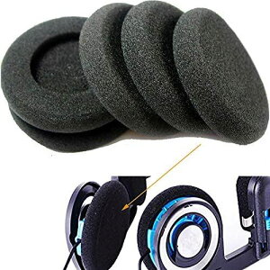 6�� 50mm�X�|���W�t�H�[���p�b�h�N�b�V����for Sennheiser Koss Porta Pro PX100 Sony AKG�w�b�h�t�H�� �u���b�N