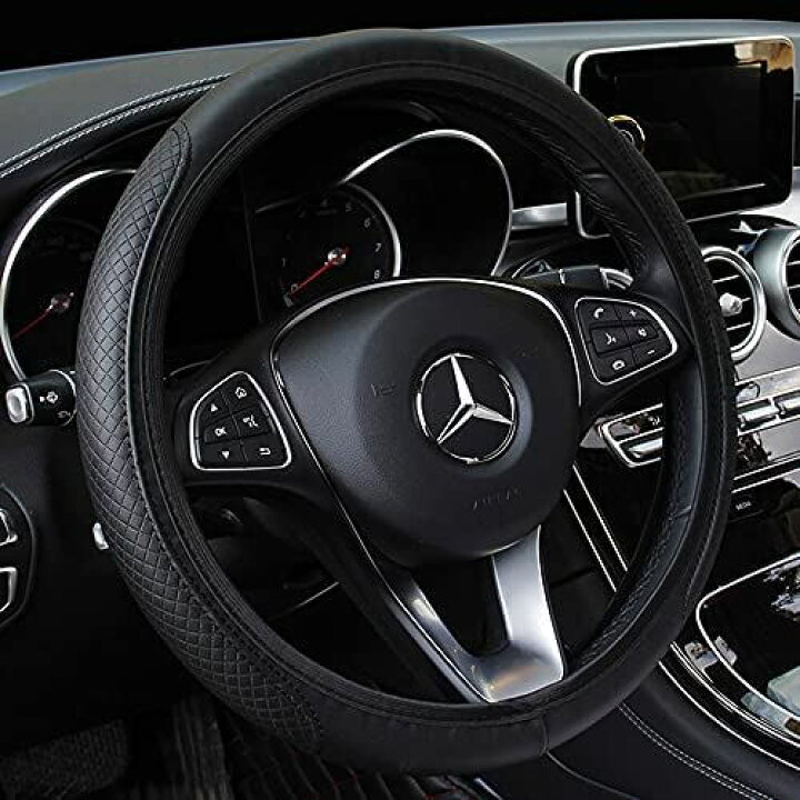 楽天市場 ハンドルカバー メッシュデザインステアリング内装 車内装 軽自動車 ステアリングカバー繊維革 D型丸型汎用 四季汎用 通気性いい おしゃれ 握り 感抜群 握り 触感よく 高級感 耐久 滑り止め 汚れ防止 弾力な 薄型 ブラック T M Bストア