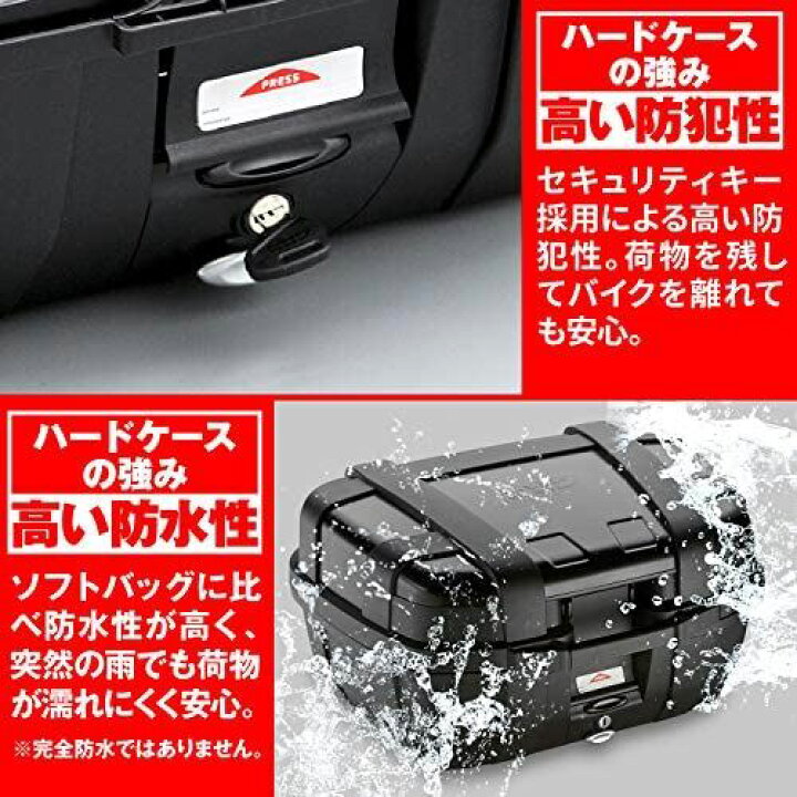 楽天市場】GIVI (ジビ) バイク用 リアボックス 52L ブラック モノキー 