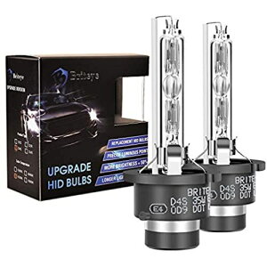 Briteye D4S HID�o���u ���������p �ԗp�w�b�h���C�g HID D4S 6500K ���P�x �Ԍ��Ή� 35W 12V HID���C�g�y2021�A�b�v�O���[�h�Łz�i2���j