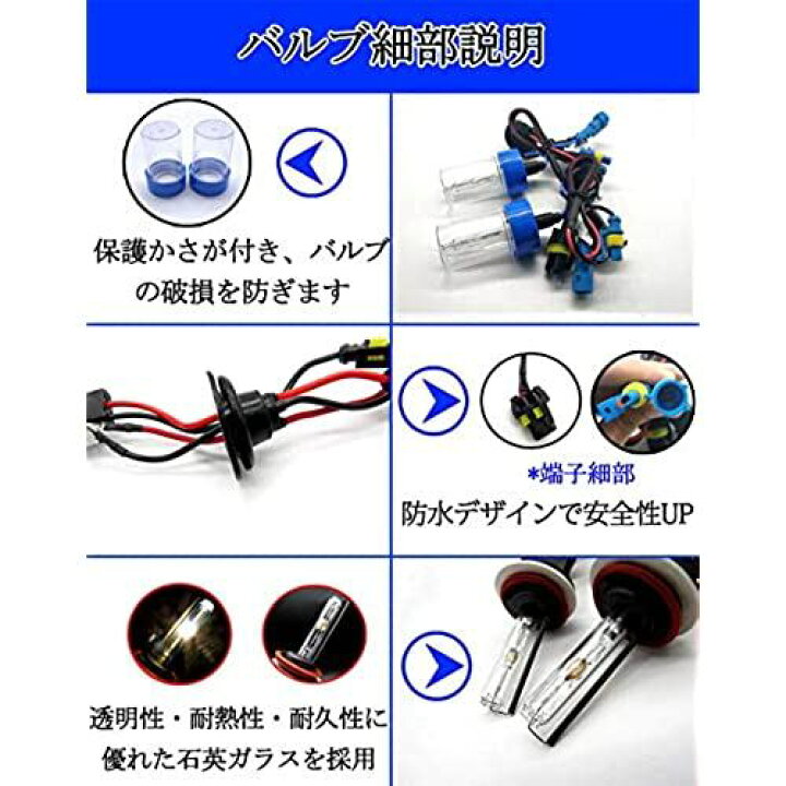 ○手数料無料!! 明るい フォグランプ ヘッドライト 12V 35W 55W兼用 極輝型 高輝度HIDバルブ 2本セット HIDバーナー 交換用 補修用 H7, 6000K リレーレス付き 瞬間起動 DC12V 車用 防水 AC交流 瞬間点灯 金色バラスト 55W HIDキット フォグランプ ヘッドライト対応