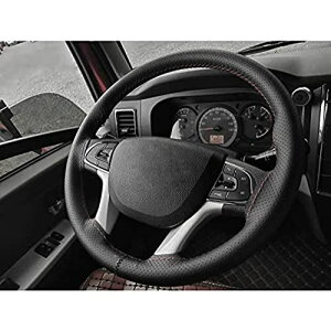 【編み込み式】三菱 eKスペース&カスタム「B3#W」 車用ハンドルカバー ステアリングカバー 通気性いい 滑り止め 握りやすい 手触りいい 手縫い 黒色