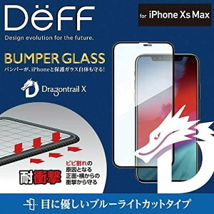 DeffifB[tj BUMPER GLASS for iPhone XS Max op[KX iPhone XS Max 2018 p (u[CgJbgEDragontrail X)