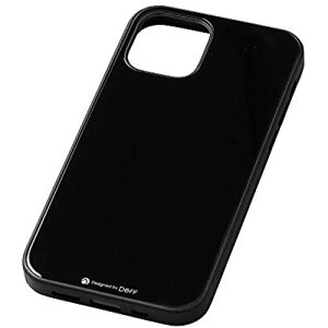 Deff�i�f�B�[�t�j Hybrid Case Etanze�i�G�^���[�j for iPhone 12 Pro Max �i6.7�C���`�j �K���X��TPU �n�C�u���b�h�P�[�X (�u���b�N)