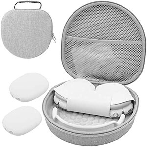 ProCase AirPods Max �ی�P�[�X 2020, �n�[�h�V�F�� �w�b�h�t�H���P�[�X �A�N�Z�T���[���[ - �O���[