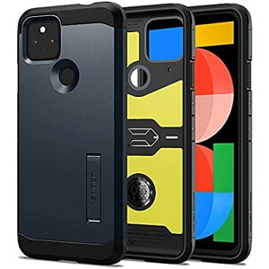 Spigen Pixel 5a 5G �P�[�X �ϏՌ� �X�^���h�@�\ �ČRMIL�K�i�擾 �O�d�\�� �Ռ� �z�� �^�t�E�A�[�}�[ ACS02912 (���^���E�X���[�g)