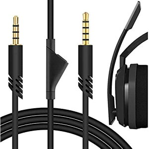Geekria QuickFit P[u Audio ݊ I[fBIR[h ASTRO Gaming A10, A30, A40, A40 tr Gaming HeadsetwbhzP[uA3.5mm AUX ɓK 200 cm