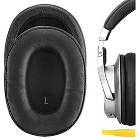 Geekria イヤーパッド QuickFit 互換性 パッド ATH-SR9 ATH-DSR9BT ATH-DSR7BT ヘッドホンに対応 パッド イヤー/イヤーカップ (プロテインレザー/ブラック)
