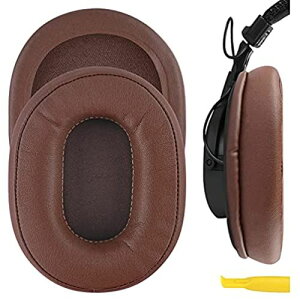 Geekria QuickFit �C���[�p�b�h �݊��� �p�b�h SONY MDR-7506, MDR-V6, MDR-CD900ST �w�b�h�z���ɑΉ� �C���p�b�h/�C���[�N�b�V����/�C���[�J�b�v (�v���e�C�����U�[/���F)