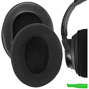 Geekria �C���[�p�b�h Comfort �݊��� �p�b�h SONY WH-CH700N, WH-CH710N �w�b�h�z���ɑΉ� �p�b�h �C���[/�C���[�J�b�v (���b�V���t�@�u���b�N/�u���b�N)