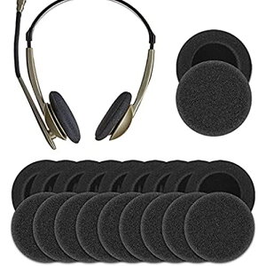 Geekria 10 Pairs QuickFit C[pbh ݊ pbh AKG Koss Logitech Plantronic Rapoo Sennheiser SONY wbhzɑΉ Cpbh/C[NbV/C[Jbv (X|W/ubN)
